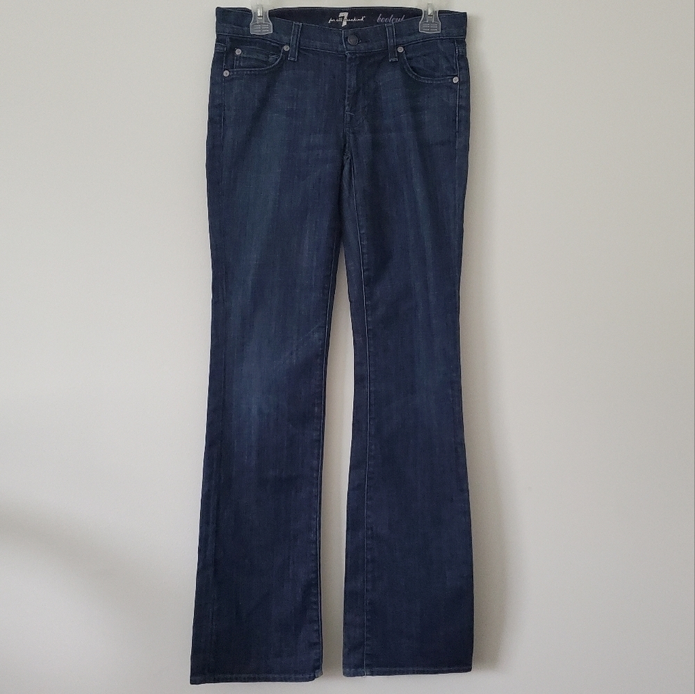 7 for all Mankind bootcut jeans embellished with Swarovski crystals Size 28